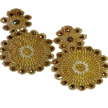 Aretes de Mandala Dorados